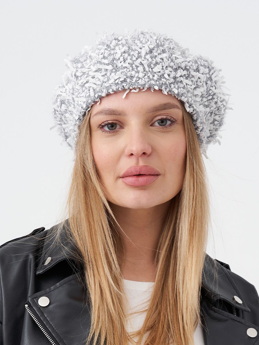 Джейн берет HAPPY серый