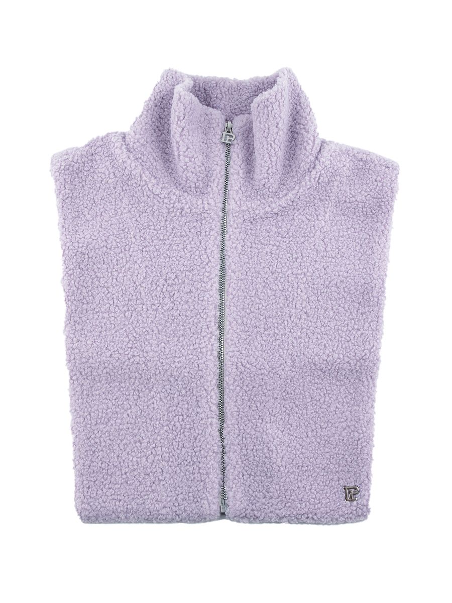 Зара Аванта бирка воротник трикотаж барашек на фл.п. лавандовый