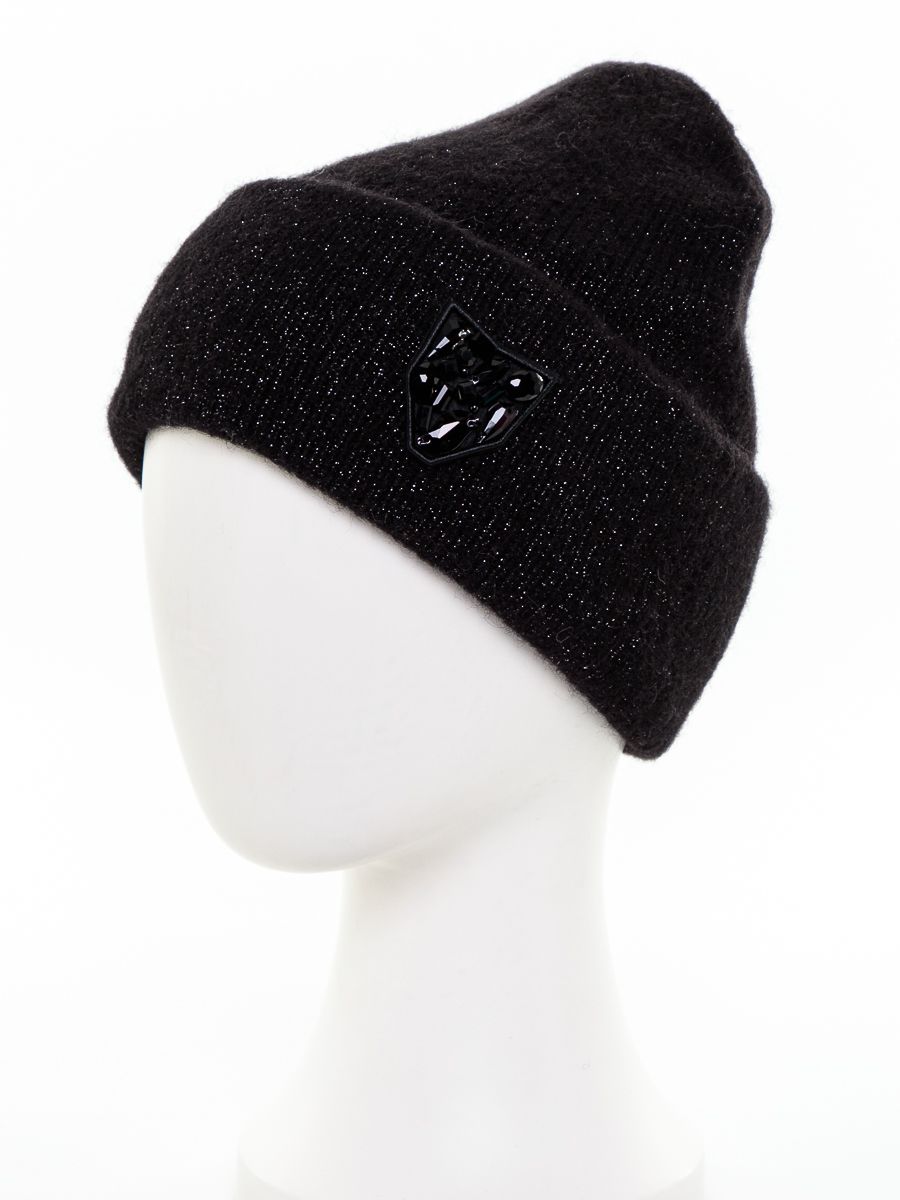 Селия шеврон шапка ТД вязка черный