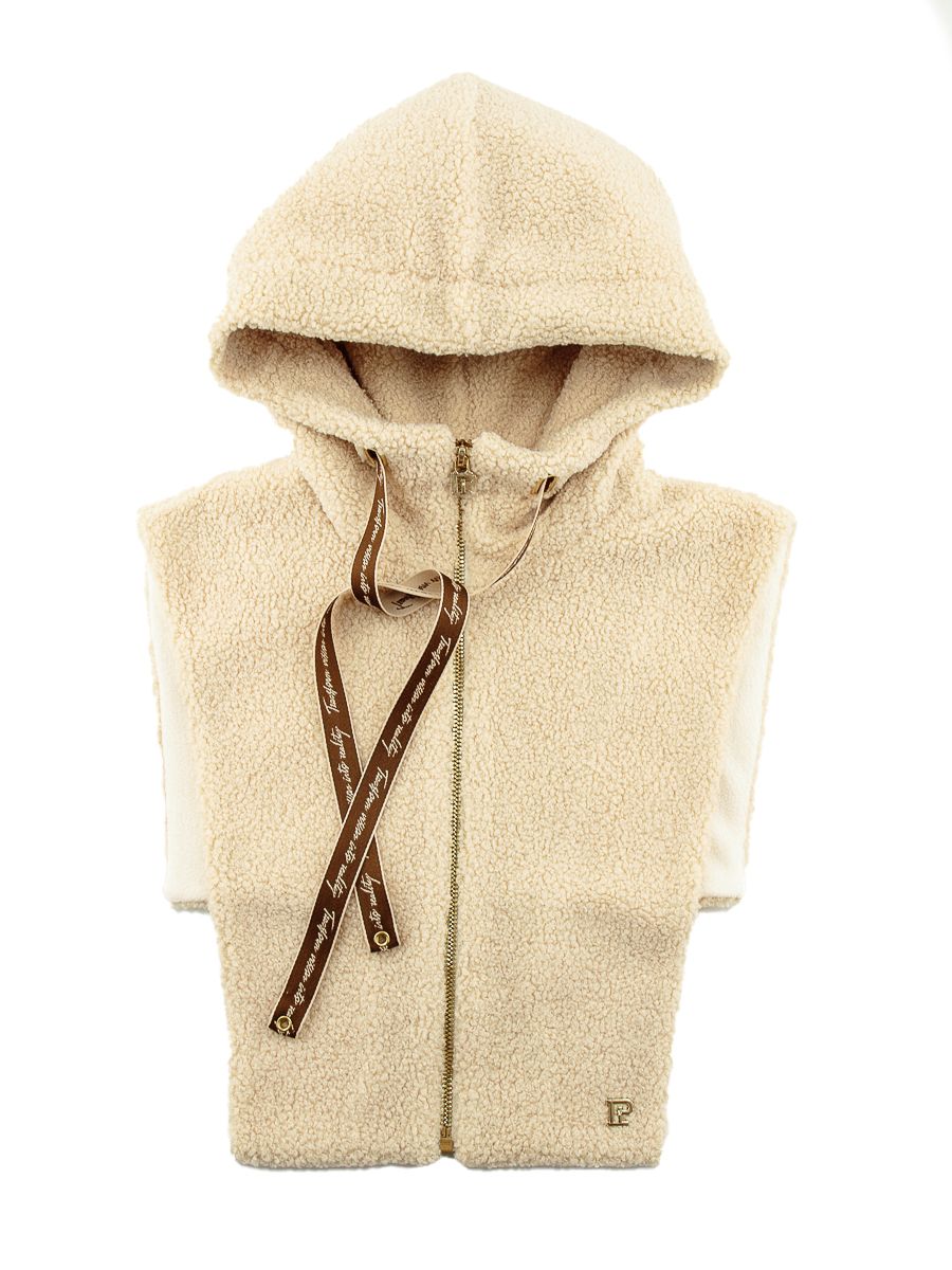 Виола капор трикотаж барашек на фл.п. молочный