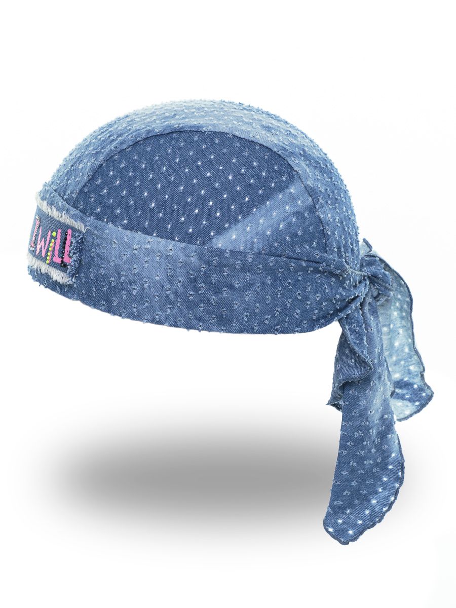 Женя тесьма бандана лен джинса р-р 52-53