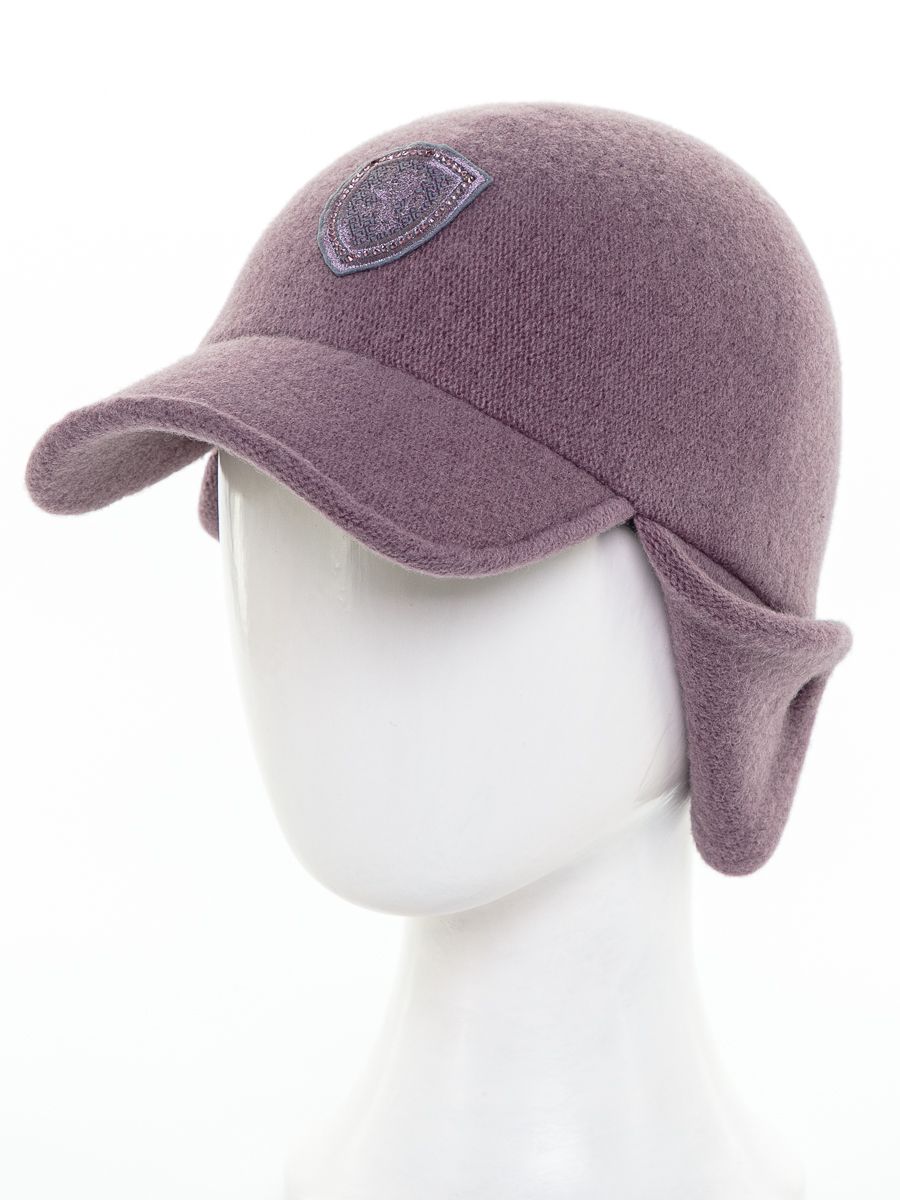 Норина (norina) кепка-ушанка на фл.п. серо - лиловый 040890