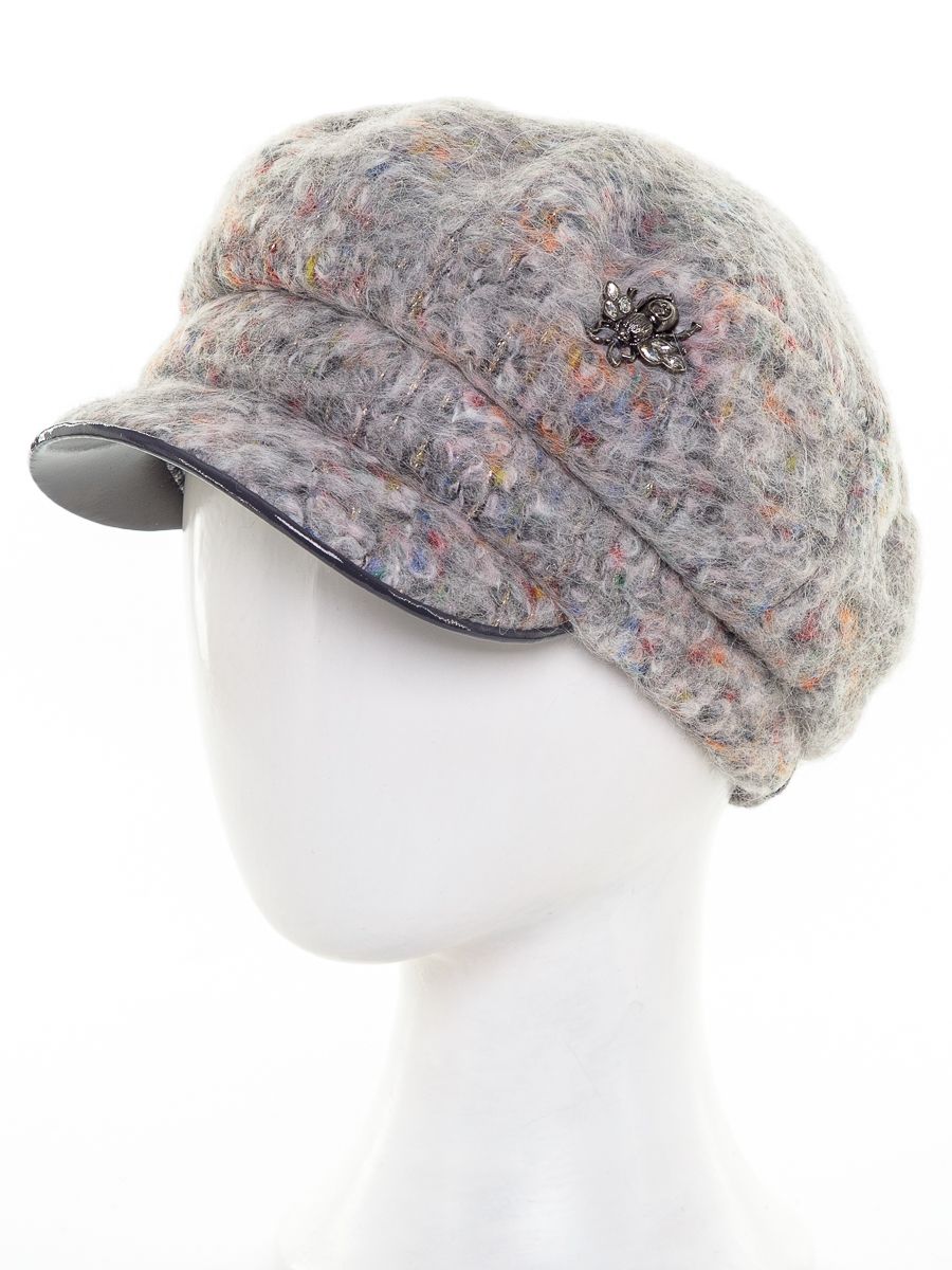 Шерри брошь жук кепка мохер мозаика на фл.п. пастельный