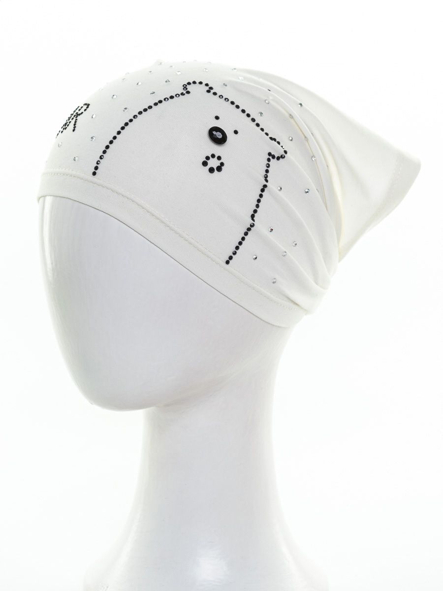 Умка косынка трикотаж Д1 молочный р-р 50-51