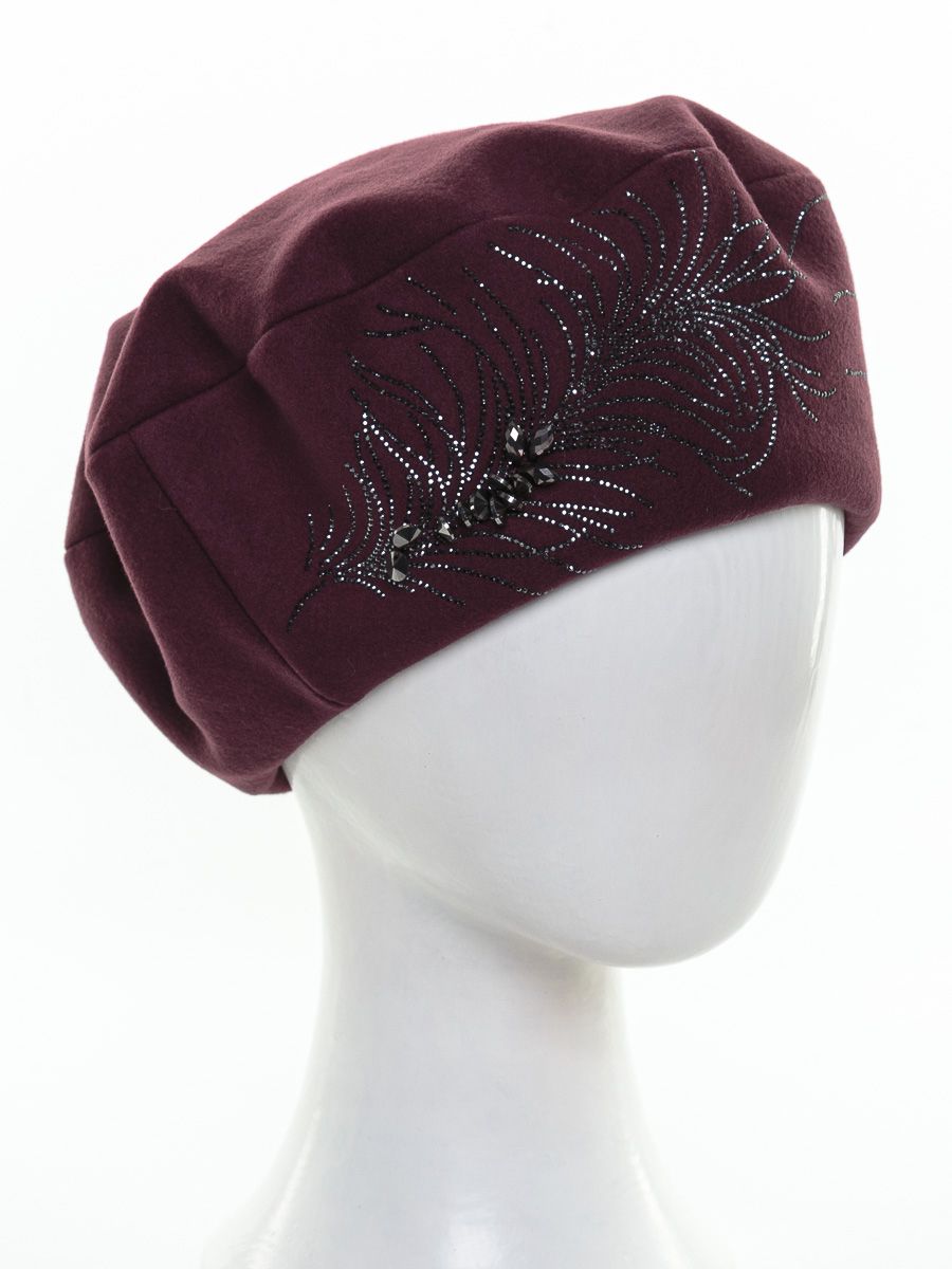 Шармель берет кашемир на тр.п. марсала