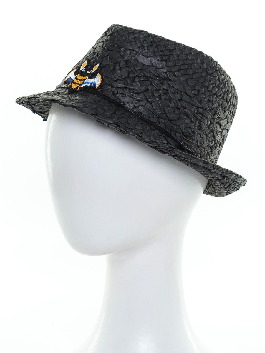 Кайли летучая мышь шляпа федора солома черный р-р 52-53