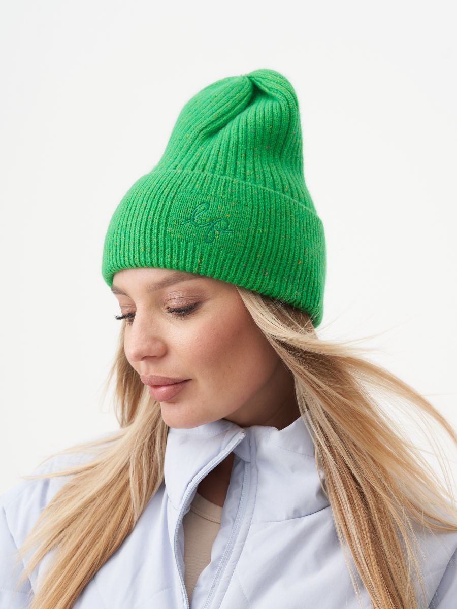 Эрика шапка ангора зеленый