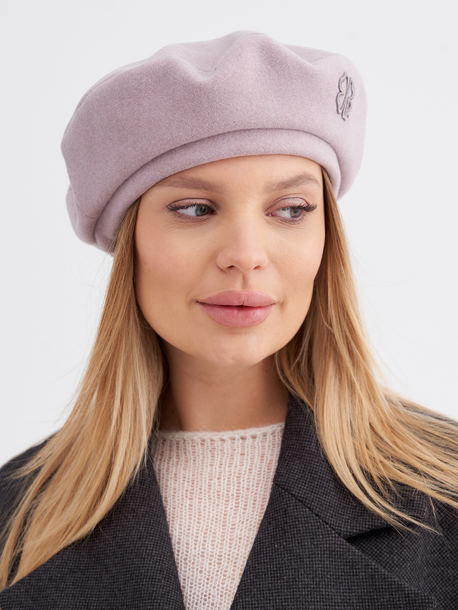 Эмили клевер LP берет кашемир на фл.п. розовая пудра